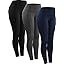 9152 Black,grey,navy Blue, Pack of 3