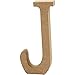 Letter, H: 8 cm, MDF, J, 1pc