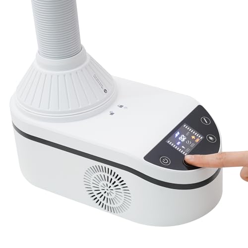 Aspiradora para uñas con ventilación y luz LED miniatura 7