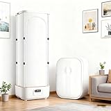 SIEEOUR Vertical Clothes Steamer & Household Garment Care,900w Automatic Clothing Care Machine, Smart Steam Dryer With Remote Control For Portable Fabric Steaming And Wrinkle Removal