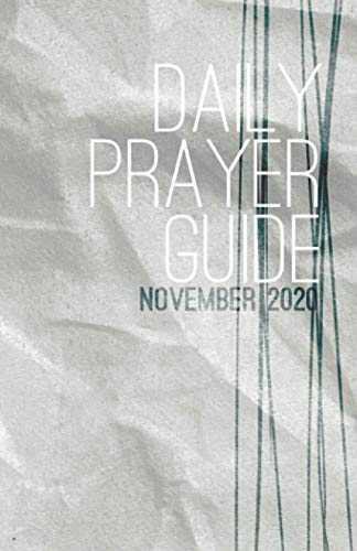Daily Prayer Guide: November 2020
