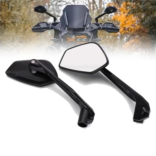 Espejos CNC de aluminio para Yamaha Tracer 9GT con acabado premium antirreflejos