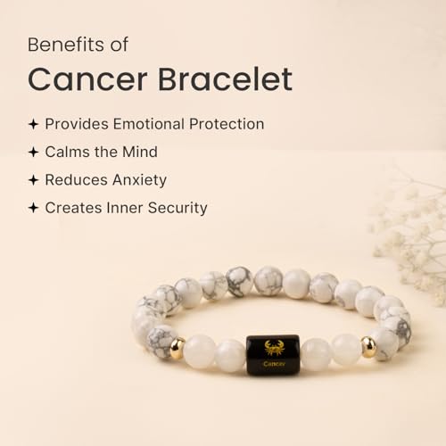 Image of Astrotalk Zodiac Bracelet with Raw Selenite Plate | Healing Crystals for Protection & Emotional Balance | Citrine & Tiger Eye | Bracelet for Man & Woman | Gift for Man & Woman