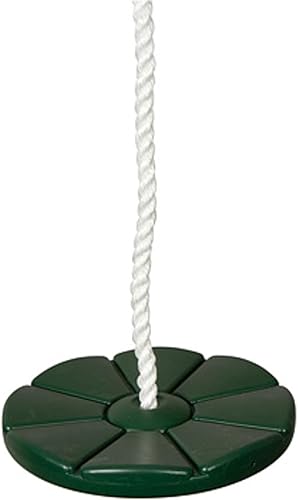 Juego de columpios Disco de margarita con logotipo SSS, color verde