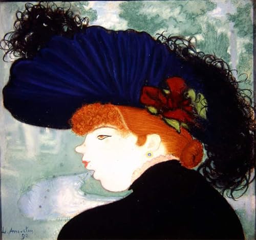 Pintura al óleo clásica de Louis Anquetin, una reproducción artística impecable