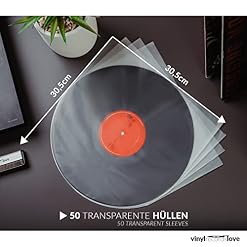 Pochette Vinyle 33 Tours | 50 pièces | Pochettes pour disques Vinyle 12″ | Très Transparent et Robuste | Protection optimale | Pochette en Vinyle | Pochettes de Protection Antistatique Vinyl Sleeves - Les Beatles, Paul McCartney, John Lennon, RIngo Starr, George Harrison Pochette Vinyle 33 Tours | 50 pièces | Pochettes pour disques Vinyle 12" | Très Transparent et Robuste | Protection optimale | Pochette en Vinyle | Pochettes de Protection Antistatique Vinyl Sleeves – Image 3