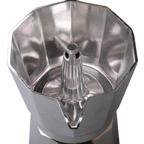 Operitacx Cafetera Espresso de Aluminio Octogonal Estilo Europeo de 450ml Fácil Llenado y Limpieza para Preparar Café en Casa