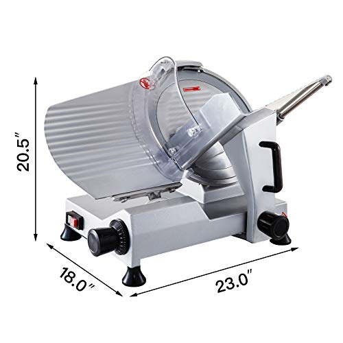 BuoQua JK-300A Allesschneider Elektrisch 12 Zoll 300mm Food Slicer 250W Aufschnittmaschine Meat Slicer Machine Cutting… – Bild 3