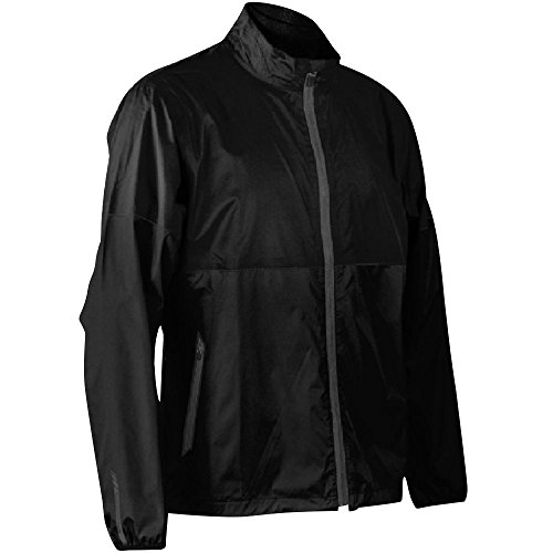 Sun Mountain Mens Cirrus Full Zip Rain Jacket Black XL