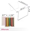 Officemate Hanging File Frame, Letter Size (Fits 2427), Adjustable Heavy-Duty Steel File Drawer Organizer for Desks, Cabinets & Shelves, Set of 6 (98620)