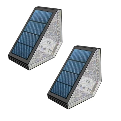 Lumisky Lot de 2 Balises Solaires LED Blanc chaud 2x STEPY pour Allée et Escaliers H5cm