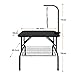 YRHome Hundepflegetisch Höhenverstellbar Trimmtisch für Hunde Hunde Badetisch Hundefriseur Tisch Schertisch Pflegetisch rutschfest mit Schlingen und Ablage bis 60 KG Belastbar 80,5x46x76cm(Klein)