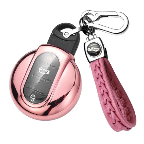 Coque de clé Mini Cooper premium en TPU transparent luxe par ontto