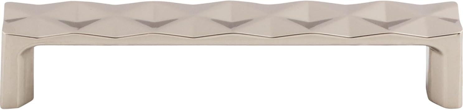 Top Knobs Quilted 5 1/16" Center to Center Bar Pull Polished Nickel