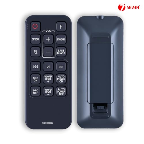 Image of 7SEVEN Compatible for Lg Soundbar Remote Control Original AKB74935621 Model Match Exactly Key by Key to Replicate Performance as Like Genuine Control