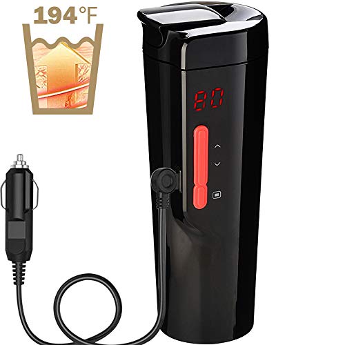 EAST MOUNT Smart Travel Mug - Temperature Control Coffee Mug for Car, Heated