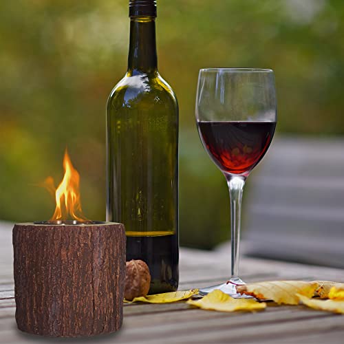 Tabletop Fire Pit, Log Shaped Wood Pattern Pit Portable For Indoor And Outdoor Use Smokeless Fire Pits Chiminea Fireplace For Garden, Patio #TOP3