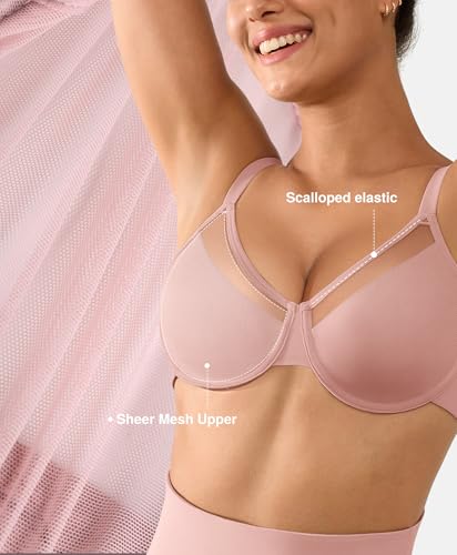 Image of Lover-Beauty Minimizer Bras for Women Full Coverage Unlined Underwire Bras Plus Size Lifting Bra for Heavy Breast