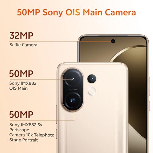 Image of vivo T4 Pro 5G, Blaze Gold (8GB, 256GB)