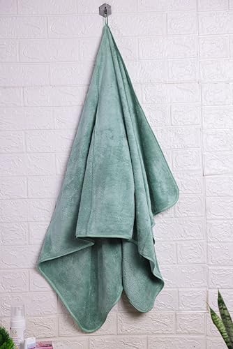 Image of Fezora Microfiber Towels for Bath-Soft Coral Fleece Towel with Extra Soft Plush & Quick Dry Large Size Towels Hook Quick Dry Super Absorbent-Bath Towel for Men and Women-70 x 140 cm (Firogi)