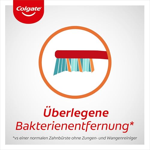 Colgate Zahnbürste für Unterwegs, weich, 4 Stück, faltbar - Reisezahnbürste in kompakter Größe ideal für Koffer und Taschen
