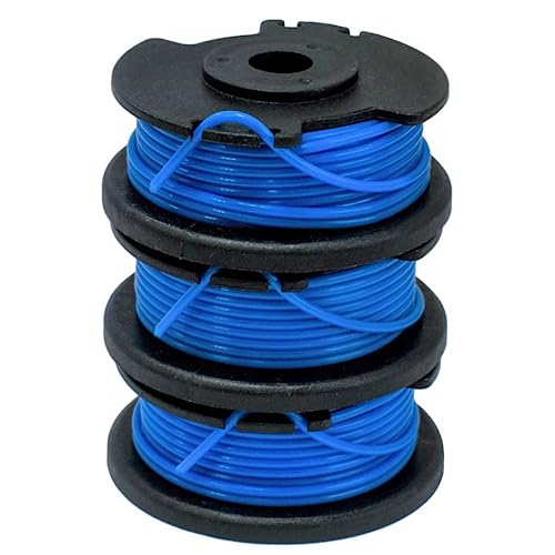 Weed Wacker String | Trimmer Line | Weed Wacker Replacement for Trimmer | AC14RL3A .065 Trimmer Line | Grass Trimmer Line | 18v, 24v, and 40v Cordless Trimmers Spool (3 Pack)