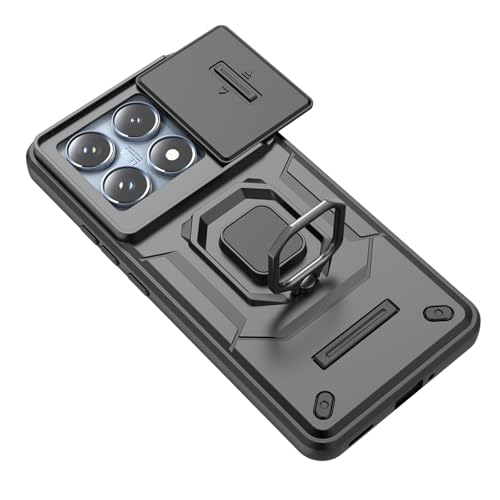 Pack Complet Protection Xiaomi 14T Pro Coque Résistante Anneau Anti Chute 2 Films Verre Trempé - vue 4