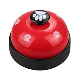 DrTail Pet Training Bell for Dogs & Cats – Potty Training Bell for Housebreaking, Obedience & Communication – Easy to Press, Durable & Loud – Indoor Puppy Training Tool (Red)