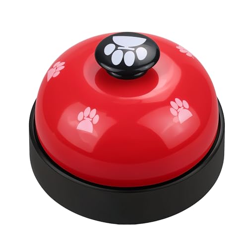 DrTail Pet Training Bell for Dogs & Cats – Potty Training Bell for Housebreaking, Obedience & Communication – Easy to Press, Durable & Loud – Indoor Puppy Training Tool (Red)