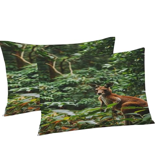Housse de Couette 200x200 Kangourou en microfibre douce avec fermeture éclair kK3760