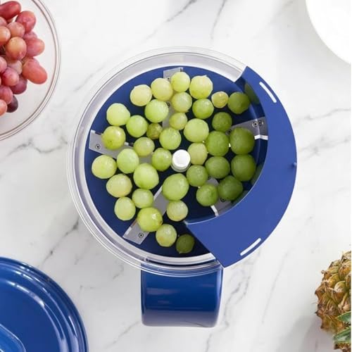 Image of Cordless Automatic Grape & Garlic Peeler Machine | 1400ML Electric Fruit & Vegetable Peeling & Chopping Processor | Multipurpose Kitchen Tool for Home Use