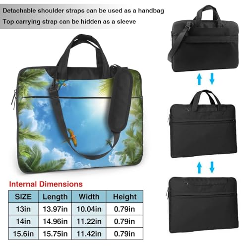 Bolso para portátil impermeable Sky Clouds 14 pulgadas miniatura 4