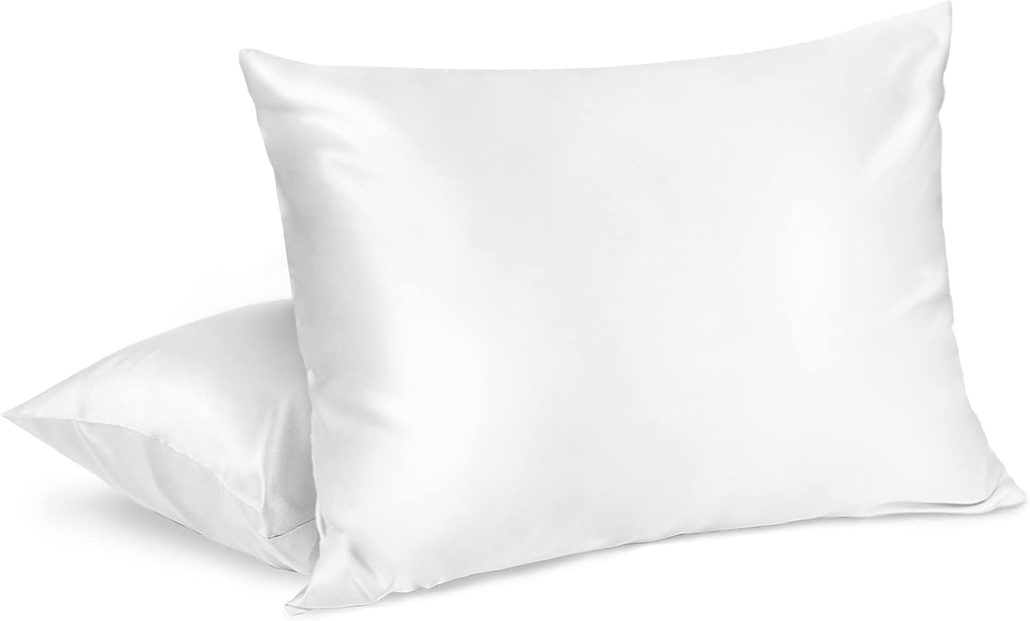Fittia Satin Pillowcase 2 Pack, Silk Satin Pillow Cases for Hair and