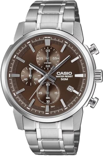 [�J�V�I] CASIO �X�^���_�[�h �����Y �r���v 1/10�b�N���m�O���t �N�I�[�c MTP-E510D-5AV �u���E�� �C�O���f�� [���s�A���i]