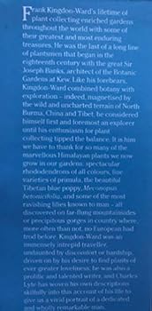 Hardcover Frank Kingdon-Ward: The last of the great plant hunters Book