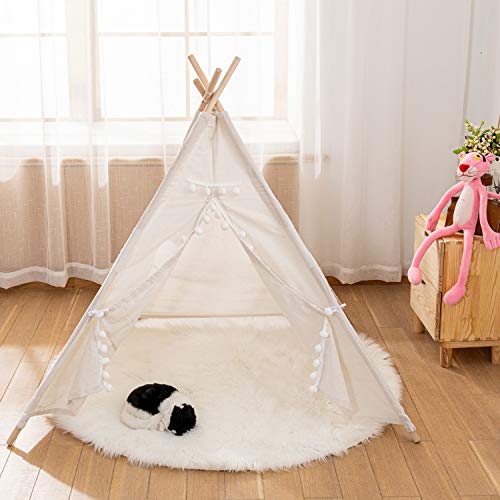 Leevan Round Faux Fur Rug White Circle Rugs 4 Ft Diameter Boho Fluffy Shaggy Christmas Tree Rugs Super Soft Fuzzy Area Rug Boho Floor Mat Throw Carpet For Office Living Room Kids Room #TOP5