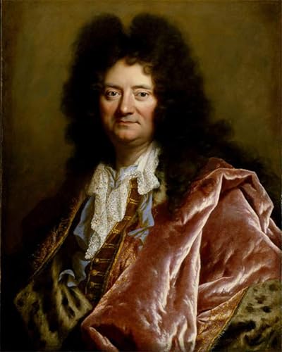 Impression grand format Hyacinthe Rigaud portrait noble toile haut de gamme
