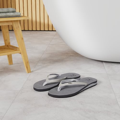 Image of KuaiLu Flip Flops for Women with Arch Support Summer Beach Thong Sandals