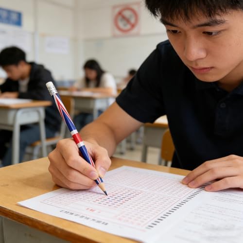 VILLFUL 96 adet Bayrağı Desenli Kalem, Doğal Ahşap Bayrak Desenli, Silgili Uçlu, Çocuklar İçin Sevimli Yazı Gereçleri, Sınıf ve Festivaller İçin İdeal - Görsel 6