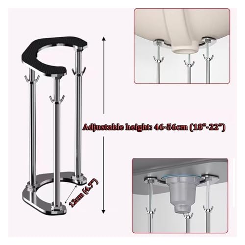 Patas de soporte para fregadero extensibles que evitan caídas y refuerzan la encimera 7