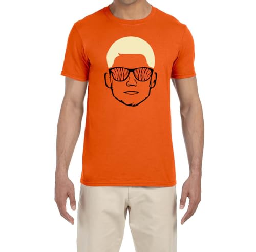 Orange Cincinnati Joe Burrow New Hair Logo T-Shirt