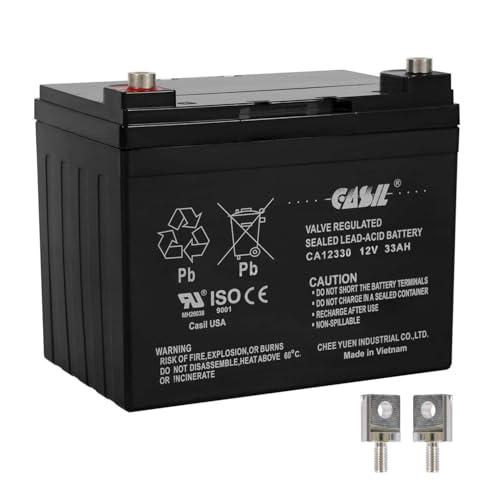 Casil 12V 33Ah AGM Battery - Best Overall