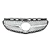 V6AUTOPARTS Radiatore Anteriore Argento Cromato Diamante Griglia Per Classe E W212 E350 E400 Facelift Modelli 2013 A 2015 Presa D'aria Modificato Esterno Styling Accessori