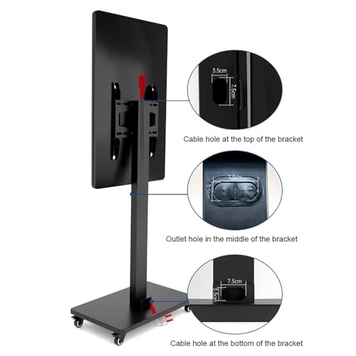 Soporte de piso giratorio 360° para TV LCD 32-65 pulg miniatura 3