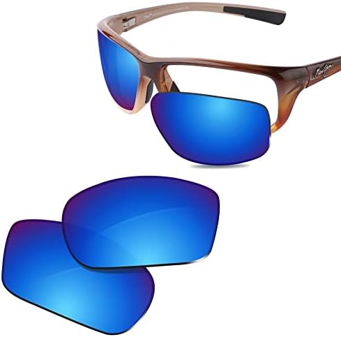 Replacement Sunglass Lens For Maui Jim Spartan Reef - Polarized 63.5mm Advanced Black