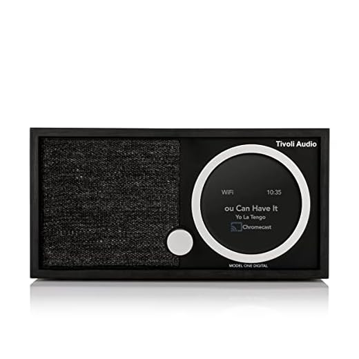 Tivoli Audio Model One Digital Gen 2 DAB+/FM Radio mit WiFi und Bluetooth (Black Ash/Black)