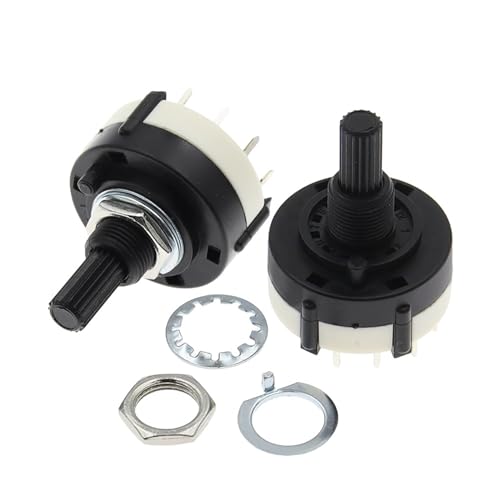 Interrupteur rotatif RS26 avec poignée de 21mm et axe robuste à billes