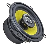 130 mm 2-Wege Koaxial-Lautsprechersystem mit strukturierter HQPP-Membran und 3 Ohm Impedanz; HQPP Membran mit 3D-Struktur; Gummisicke; Resonanzarmer Stahlkorb; Hocheffiziente 3 Ohm Ausführung; 13 mm Mylar Hochtöner; Ferrit Magnet; 6 dB/Oktave Hochpassfilter; Inkl. Schutzgitter; Inhalt: 1 Paar (2 Stück)