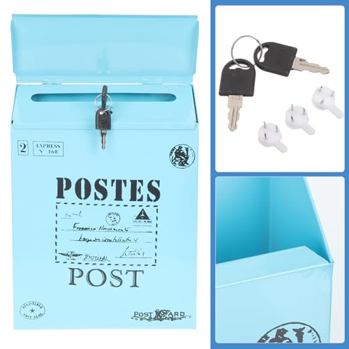 Boîte aux lettres grosse capacité contre le courrier plié
