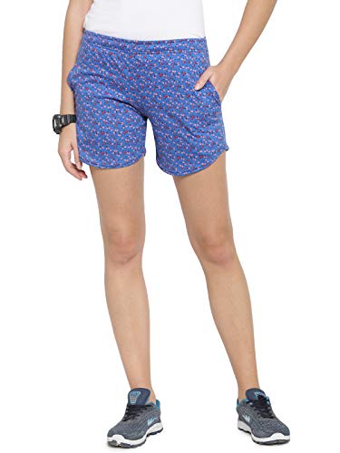 Image of UZARUS Women's Cotton Sleep Night Wear Printed Shorts - Pack of 2